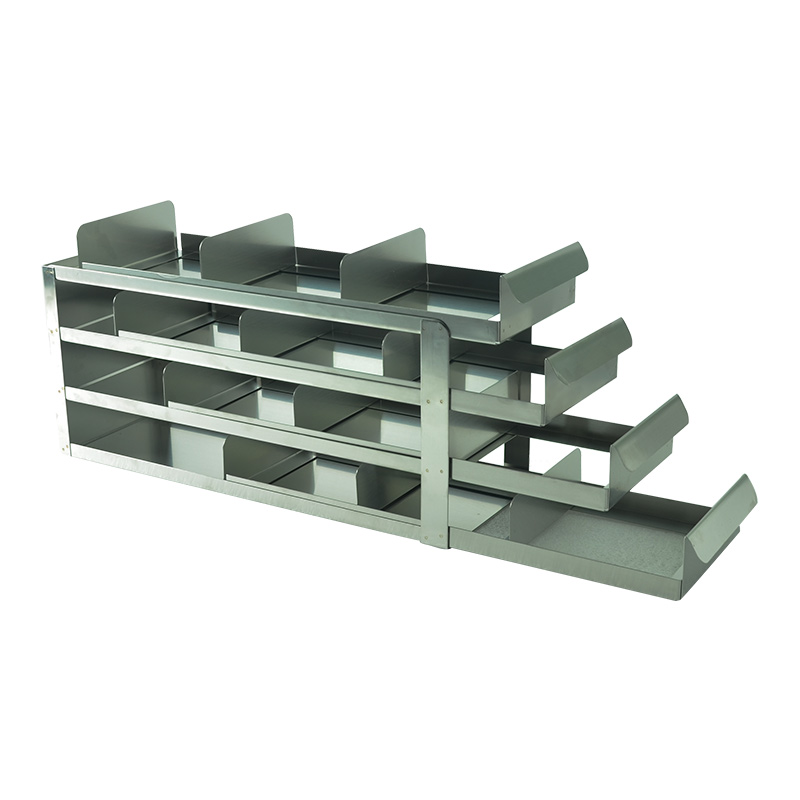 Sliding Tray Rack for 133x 133x50mm cryoboxes 
