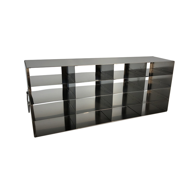 Side access rack for 133x 133x50mm cryoboxes 