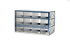 Upright Freezer Drawer Racks for 133x133x75mm Cryoboxes 
